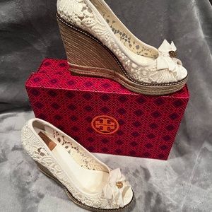 Authentic Tory Burch Wedges